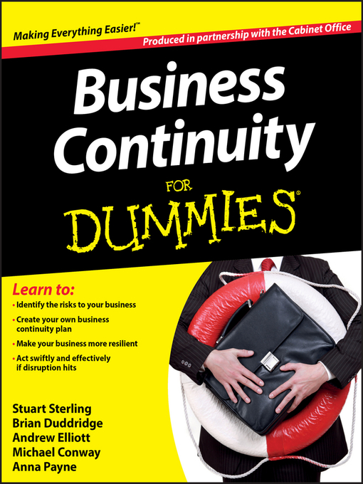 Title details for Business Continuity For Dummies by The Cabinet Office - Available